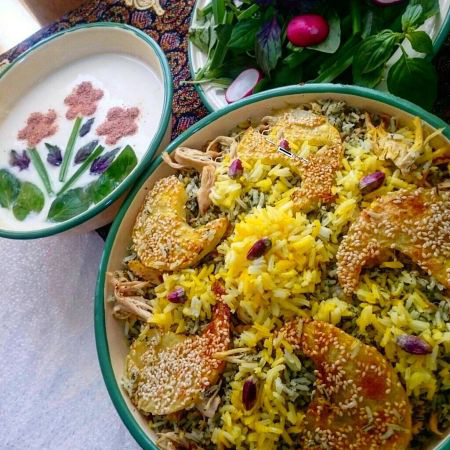 طرز تهیه شوید پلو